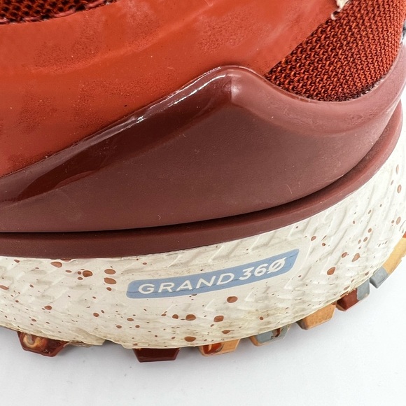 Cole Haan Burnt Orange and Gray Grand 360 Trail Athletic Shoes Women’s Size 8B - Picture 4 of 15